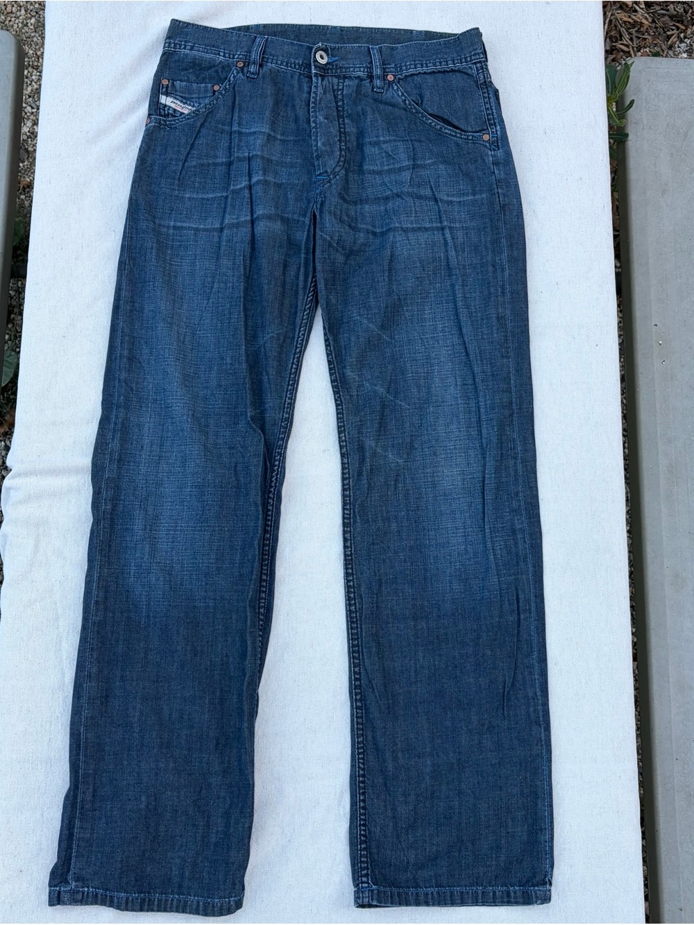 Diesel Dark Blue Jeans, Size 30 Y2K Streetwear Grunge